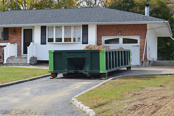 you can rent a residential dumpster for a specified period of time based on your needs